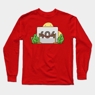 404 error page Long Sleeve T-Shirt